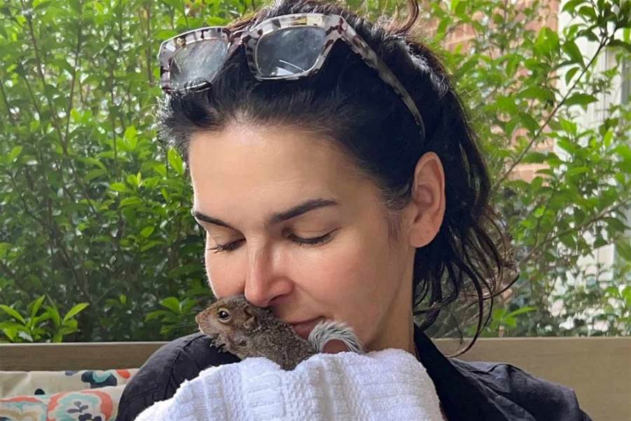 Angie Harmon Recalls Rescuing Her Pet Baby Squirrel: 'The First Thing